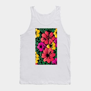 Bright Pretty Flowers Tank Top